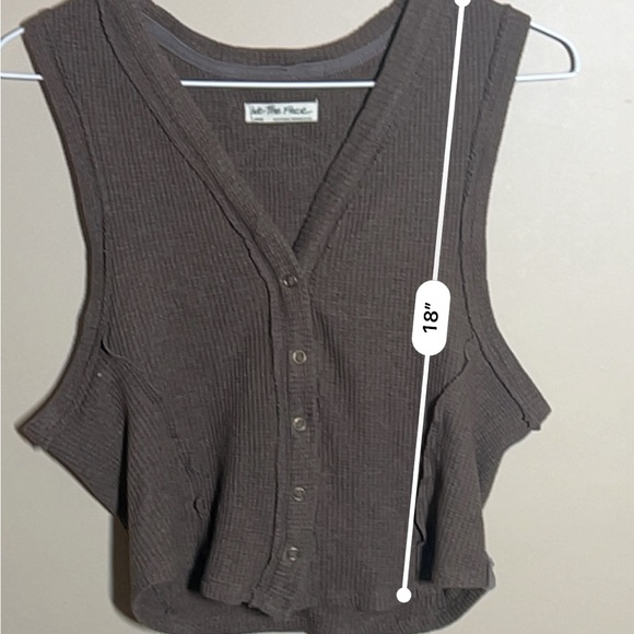 free people Large Sweater/Vest Preowned - Picture 8 of 9